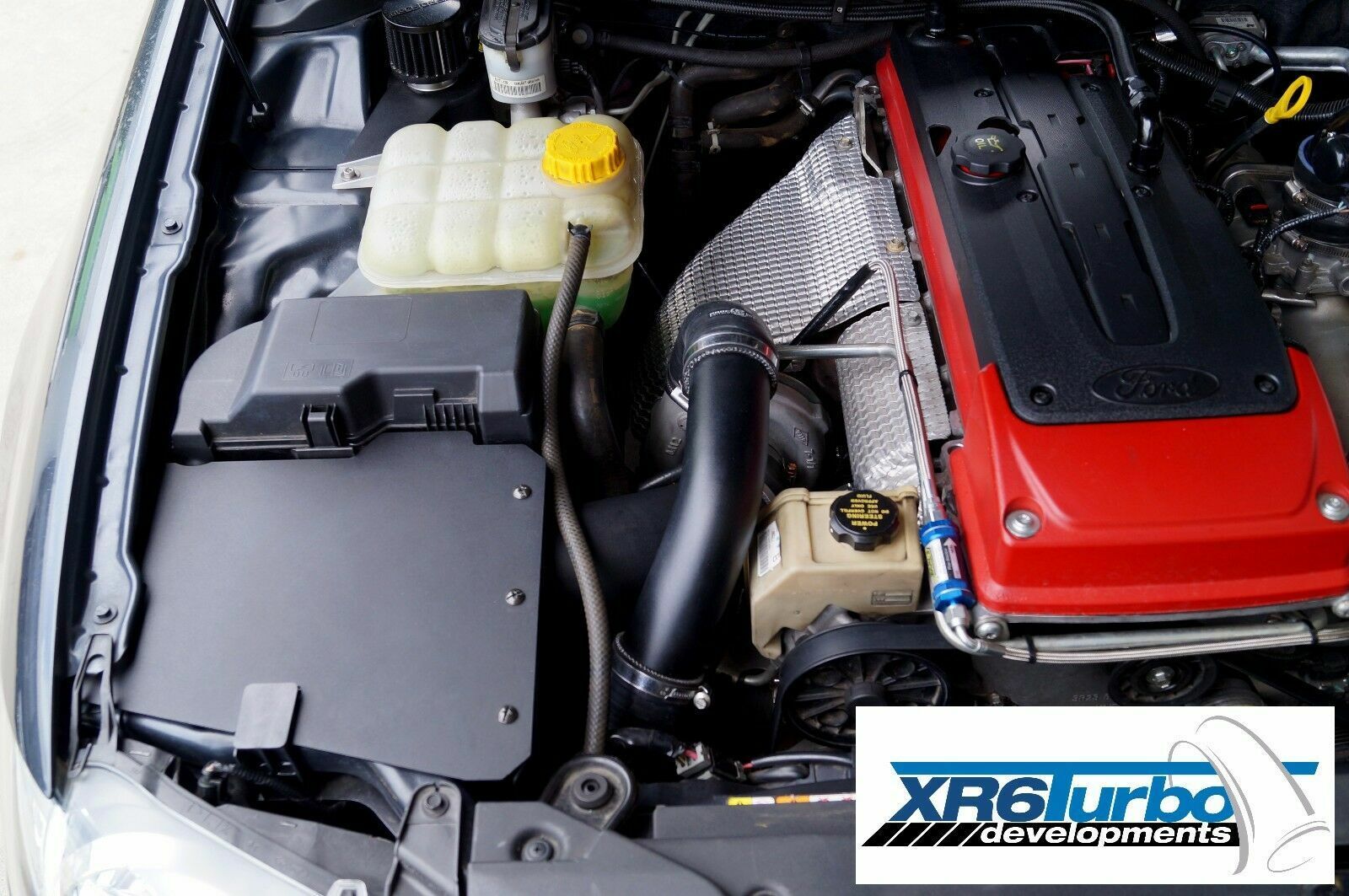 XR6TurboDevelopments for Ford FG 3" inch Turbo Side Intake and Battery