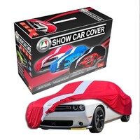 Show Car Cover for Ford BA BF FG All Softline Non-Scratch for Indoor Use Red