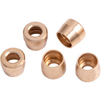 AF299-08 - TEFLON BRASS OLIVE INSERT -8AN