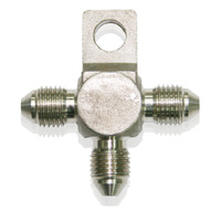 AF326-03 - STAINLESS -3AN TEE WITH MOUNT