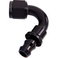 AF404-04BLK - 120 DEG PUSH LOCK END -4AN