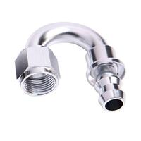 AF406-12S - 180 DEG PUSH LOCK END -12AN