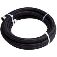 AF450-08-15M - BLACK BRAID LIGHT WEIGHT -8AN