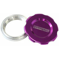 AF465-24PUR - 1.5" WELD BUNG AND PURPLE CAP