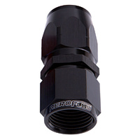 AF501-06BLK-25 - ALLOY STRAIGHT HOSE END -6AN
