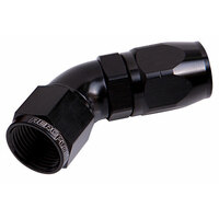 AF552-04BLK - ALLOY 45 DEG HOSE END -4AN