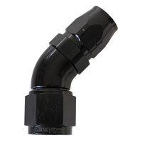 AF552-06-08BLK - STEPPED 45 DEG HOSEEND -6 HOSE