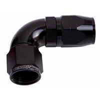 AF553-06BLK - ALLOY 90 DEG HOSE END -6AN