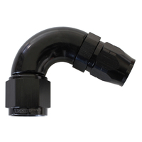 AF554-06-08BLK - STEPPED 120 DEG HOSEEND -6 HOS
