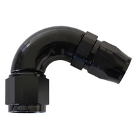 AF554-08-10BLK - STEPPED 120 DEG HOSEEND -8 HOS
