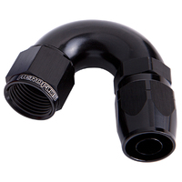 AF555-06BLK - ALLOY 150 DEG HOSE END -6AN