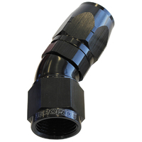 AF557-06BLK - ALLOY 30 DEG HOSE END -6AN