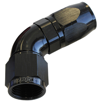 AF558-04BLK - ALLOY 60 DEG HOSE END -4AN