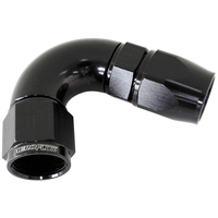 AF574-08DBLK - 120 DEG -8AN FULL FLOW TEFLON
