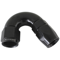 AF575-04DBLK - 150 DEG -4AN FULL FLOW TEFLON