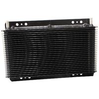 Aeroflow 11" x 6" Universal Oil Cooler With 3/8" Barb Fittings Black AF72-6051