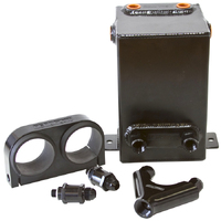 Aeroflow Dual Fuel Pump Surge Tank Kit Black 3.1L Capacity AF77-2044BLK