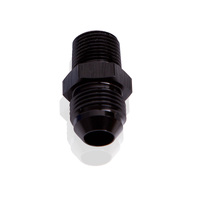 AF816-06-08BLK - MALE FLARE -6AN TO 1/2" NPT