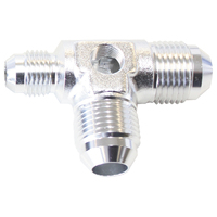 AF824-06-08S - MALE FLARE TEE -8AN X 2 90 DEG