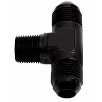 AF825-03BLK - TEE -3AN WITH 1/8" NPT ON SIDE