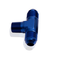 Aeroflow Tee -16AN With 3/4"Npt On Sideblue An Tee With NPT On Side AF825-16