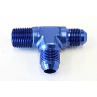 AF826-08-08 - TEE -8AN WITH 1/2" NPT ON RUN