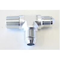 AF826-08-08S - TEE -8AN WITH 1/2" NPT ON RUN