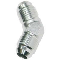 AF827-06S - Male -6 45 Deg Union Silver