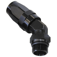 AF844-12-10BLK - 45 Deg -12 Hose to Male -10 Th