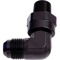 AF922-12-08BLK - 90 DEG 1/2" NPT TO -12AN