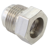 AF999-12SSH - STAINLESS HEX WELDON MALE BUNG