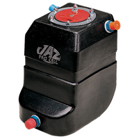 Jaz Products 2 Gallon Pro Stock Poly Fuel Cell (Black No Foam) 1 x -10AN Oulet, 1 x -8AN Return, 1 x -8AN Rollover Vent