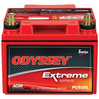 Odyssey 12V Extreme Series AGM Battery Left Positive with Metal Jacket 380 CCA LxWxH 168mm x 180mm x 127mm