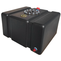 RCI 12 Gallon (45L) Poly Pro Street Fuel Cell without FoamWith Sender Unit 0-90 Ohms, Size: 17" x 17" x 11"