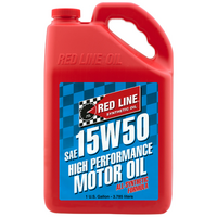 Red Line Oil 15W50 Motor Oil 1 Gallon Bottle 3.785 Litres 