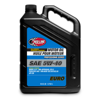 Red Line Oil 5W40 Professional Series Motor Oil - Euro5 Quart Bottle 4.732 Litres 
