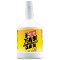 Red Line Oil 75W/90 GL-5 Gear Oil 1 Quart Bottle 946ml 