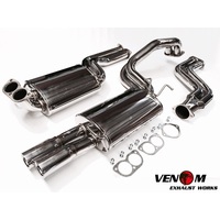 Venom Exhaust Twin 2.5" Stainless Steel cat back Exhaust System for Ford Falcon FG XR6 Turbo sedan