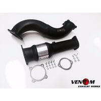 Venom Exhaust for Ford Falcon FG FG-X XR6 Turbo 4" Black dump pipe & CAT F6