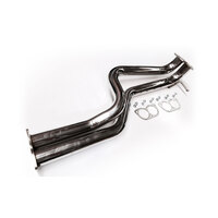 Venom Exhaust for Ford Falcon BA BF N/A Stainless twin 2.5" Sedan Straight Muffler Delete Pipe
