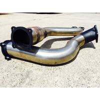 XR6 Turbo Developments for Ford Falcon FG XR6 4" Stainless Steel Dump Pipe & High-Flow Cat XTDDP